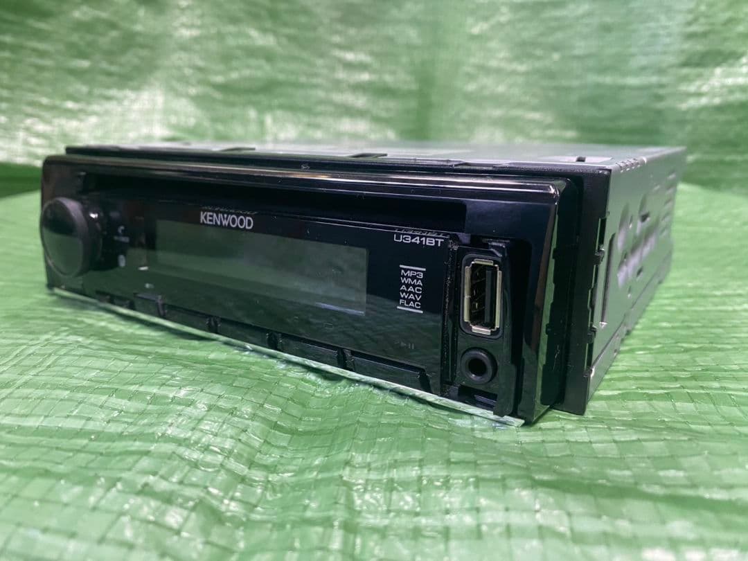 【中古】KENWOOD U341BT カーオーディオ Bluetooth 取説付
