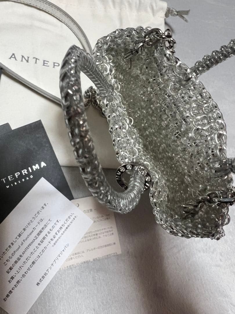 ANTEPRIMA シルバー　ワイヤー(ショルダー)バッグ