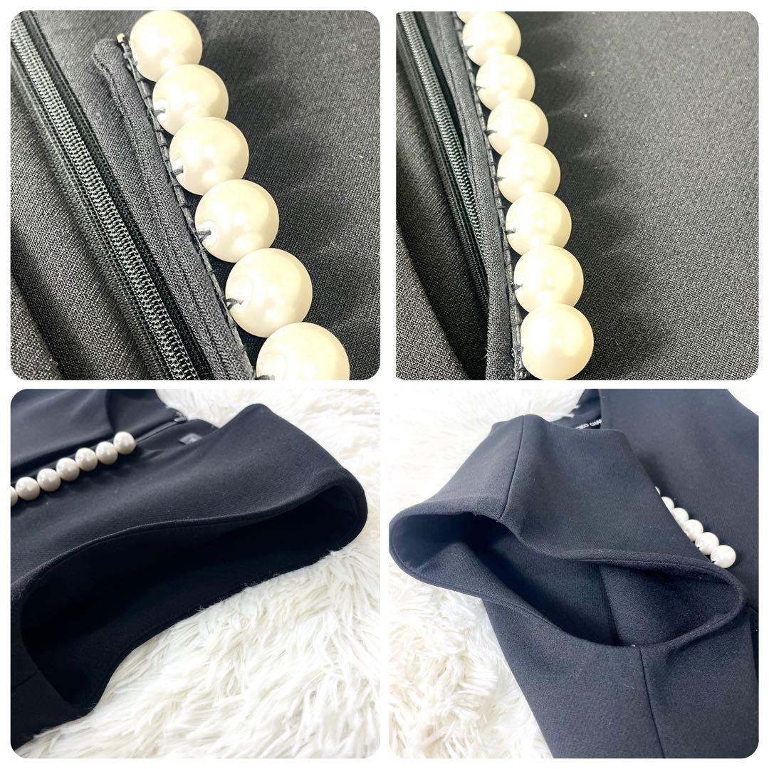 ヨーコチャン　YOKO CHAN オールインワン　ワンピース　パール　ブラック