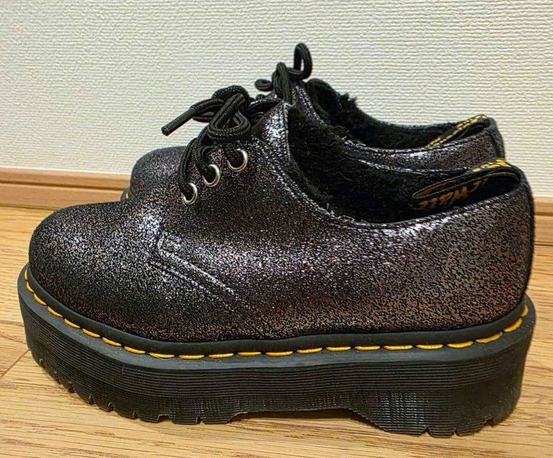 Dr. Martensドクターマーチン グリッター厚底シューズ
