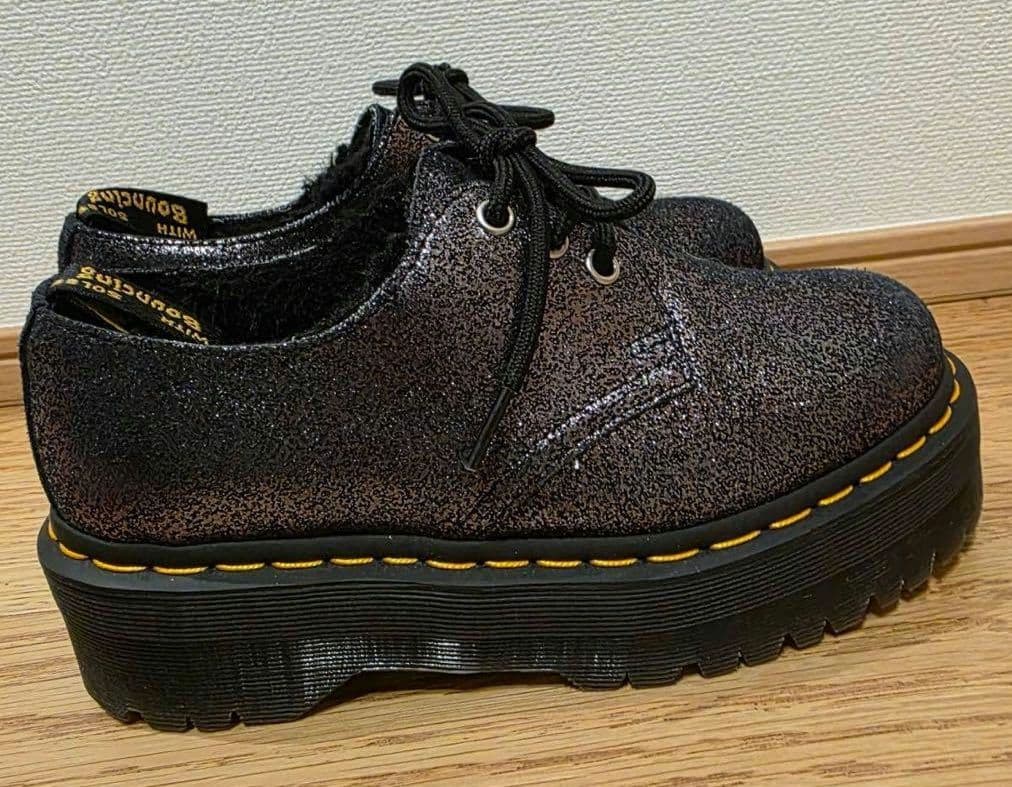 Dr. Martensドクターマーチン グリッター厚底シューズ