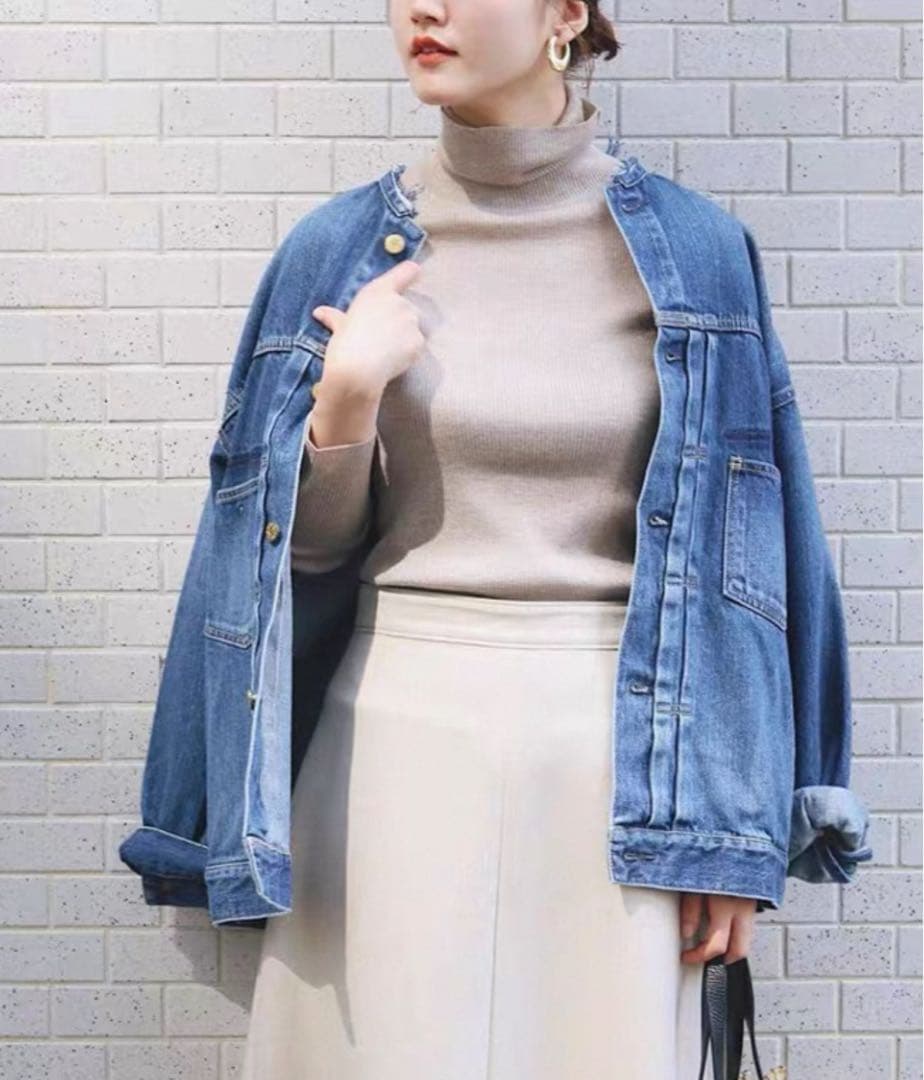 【新品】 イエナ リメイククルーズデニムブルゾン　サイズ36