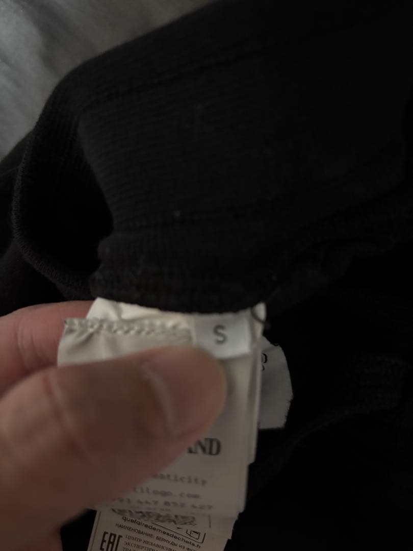 STONE  ブラックハーフパンツ