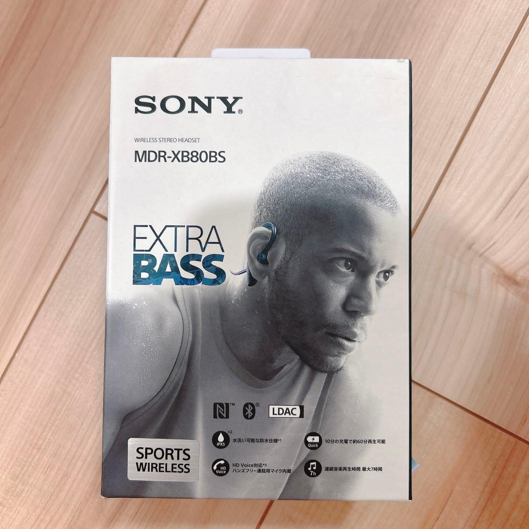 SONY MDR-XB80BS ブラック ワイヤレスイヤホン