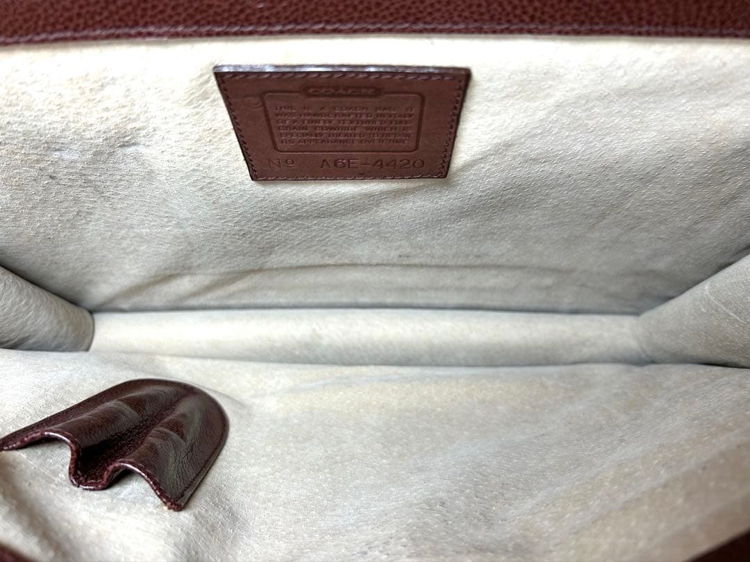 【希少】COACH オールドコーチ　ショルダーバッグ　ビジネス　A6E-4420
