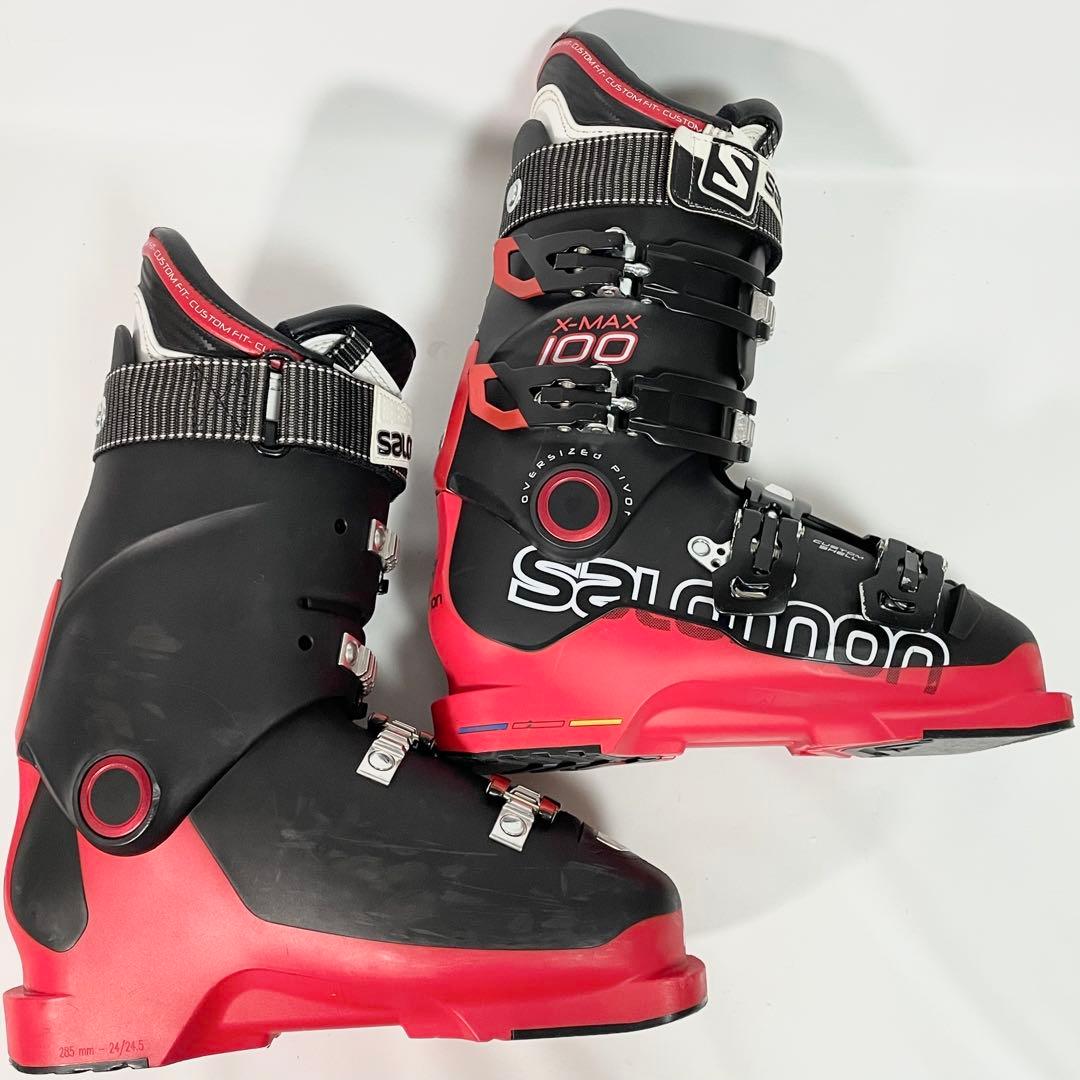 【良品】salomonサロモンXMAX 100 24.5cm スキーブーツ