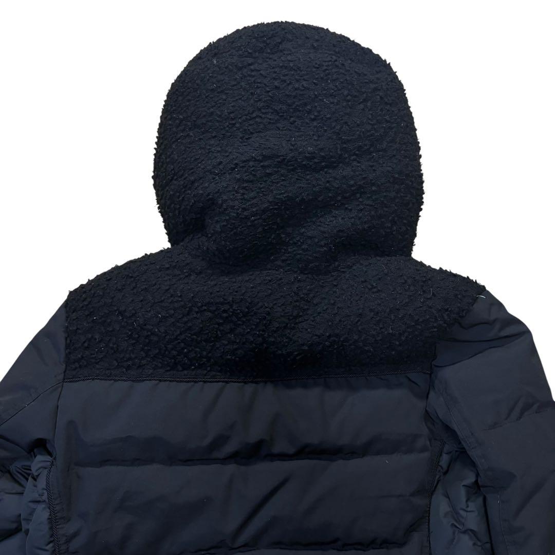 ロアーガンズ × ザンター ダウンジャケット ブラック　ボア　y2k 切り替え