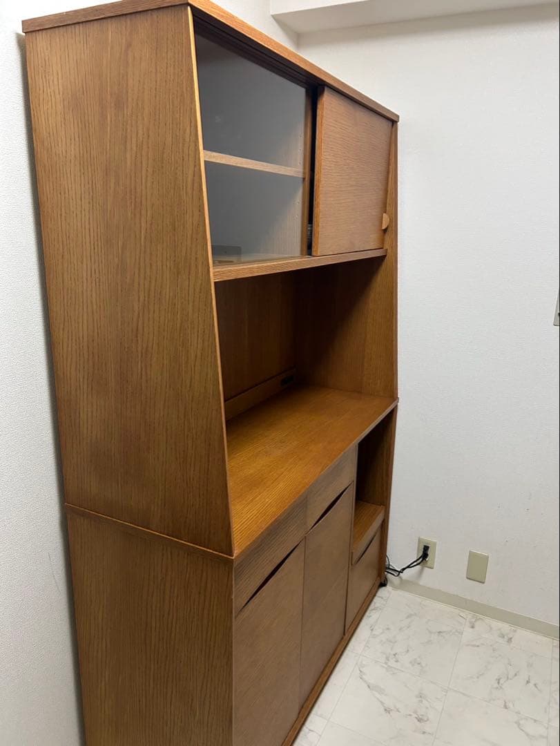 【※引越間近の為、即売希望】unico キッチンボード 食器棚 収納