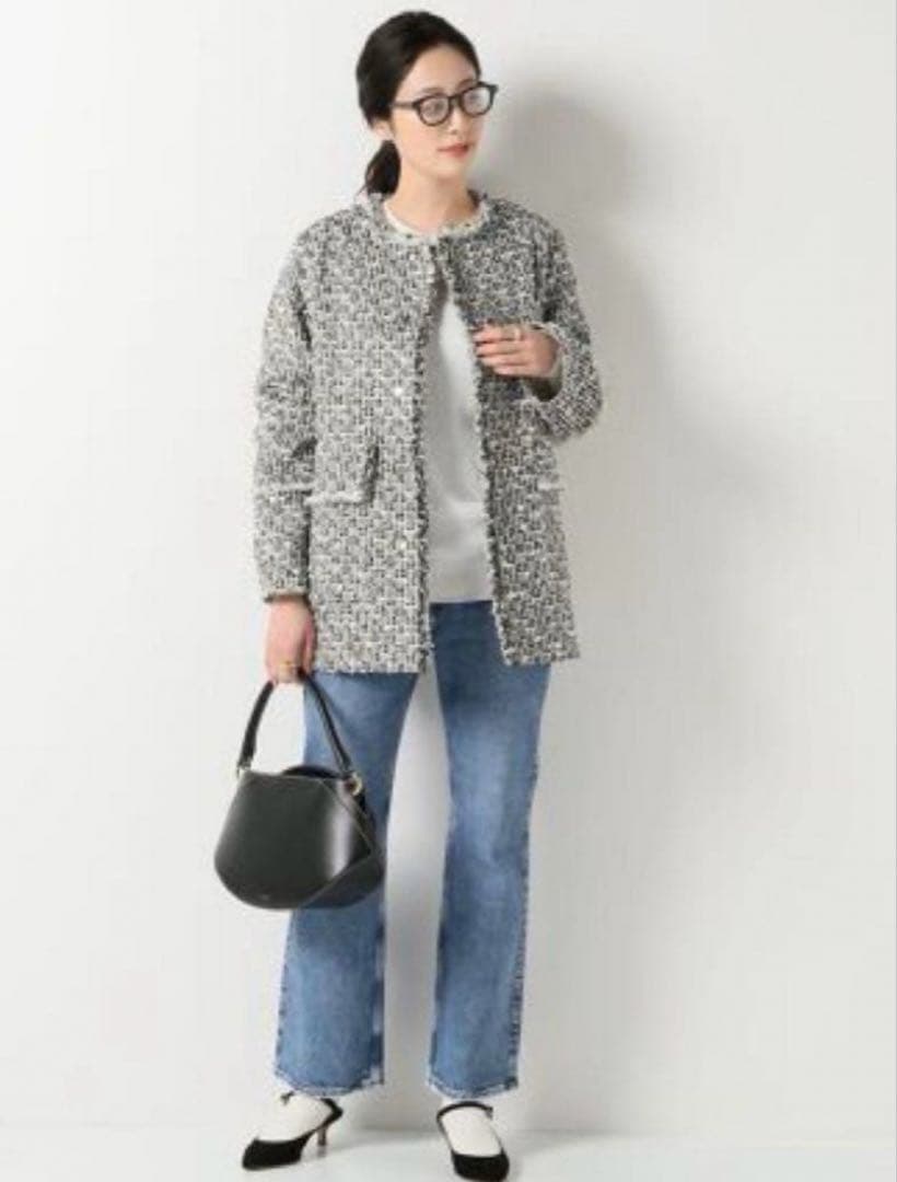 IENAイエナ◎ Marin Tweed ツイードジャケット