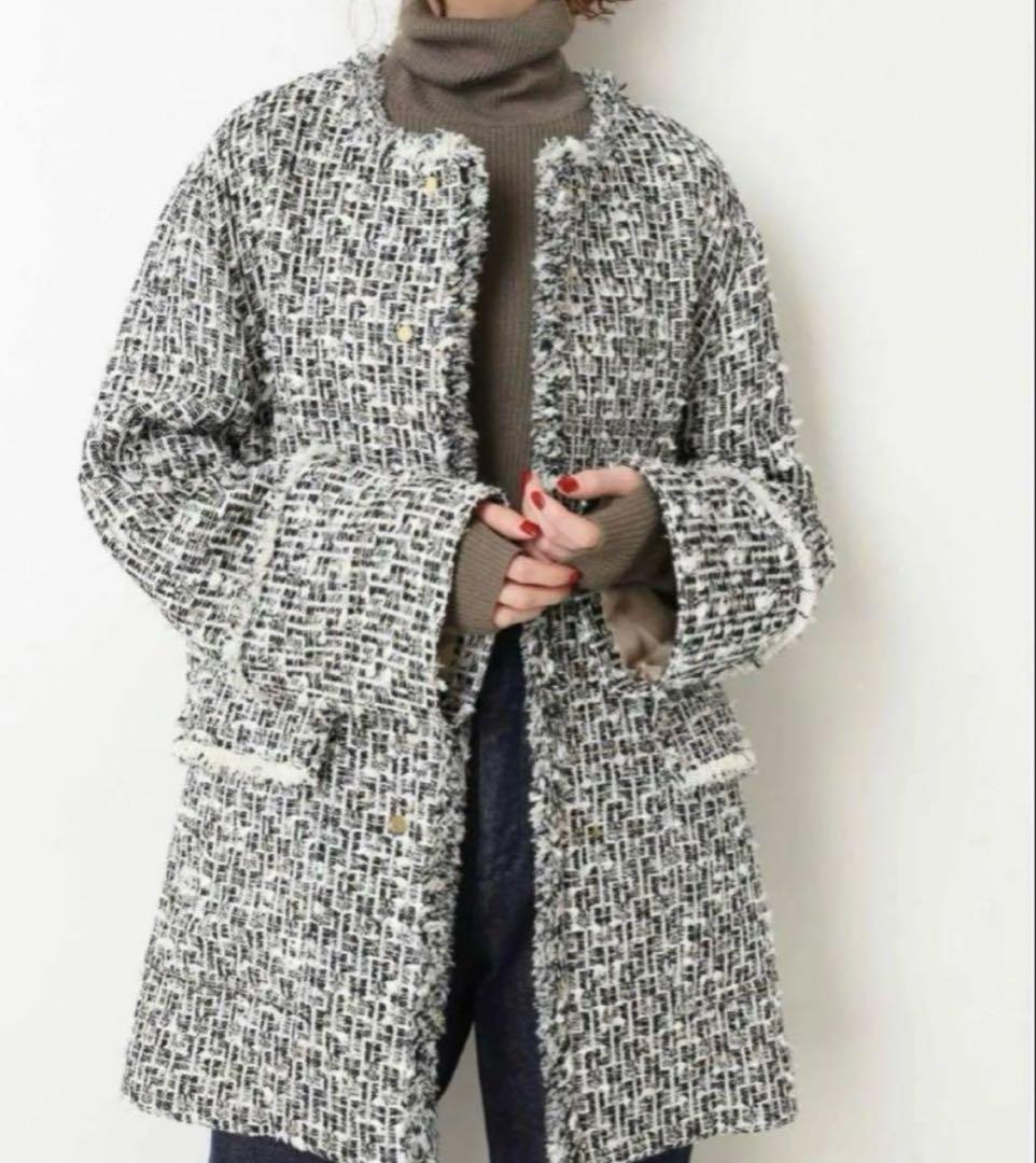 IENAイエナ◎ Marin Tweed ツイードジャケット