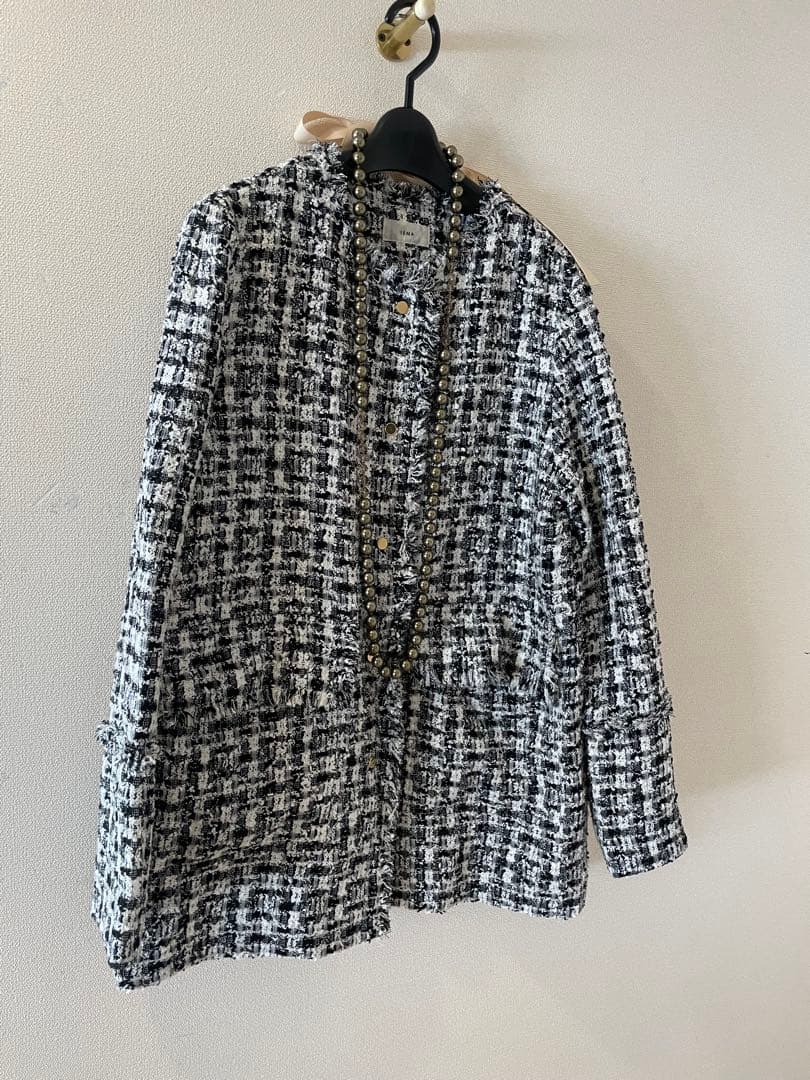 IENAイエナ◎ Marin Tweed ツイードジャケット