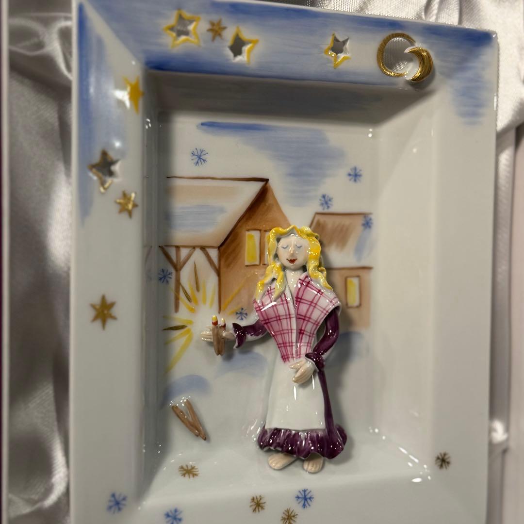 m*u様 Meissen メルヘンプラーク 「マッチ売りの少女」