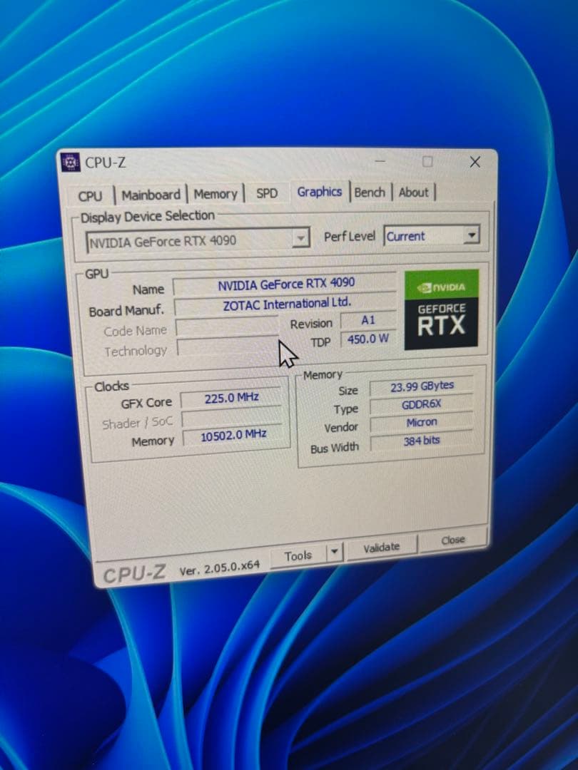 ゾタックゲーミング版　RTX4090