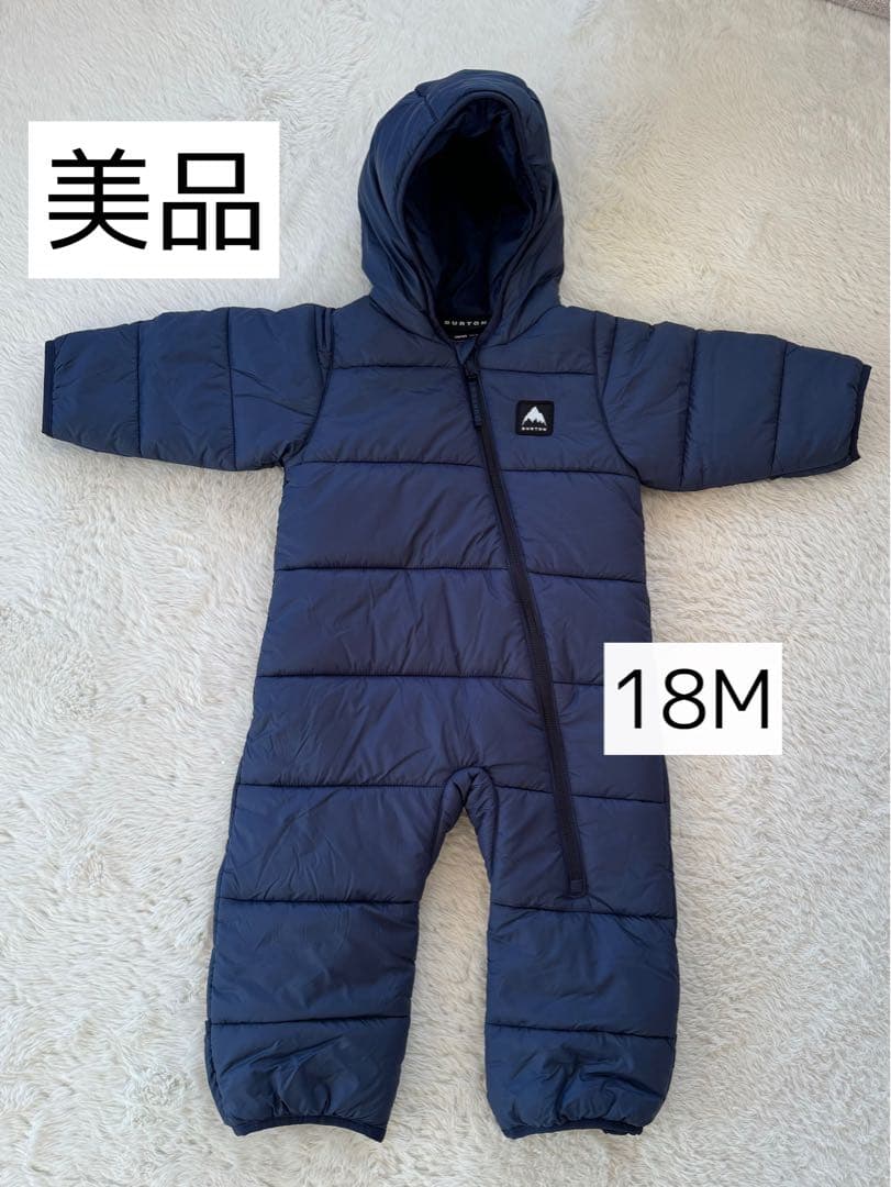 【美品】BURTON ネイビー スキーウェア18M