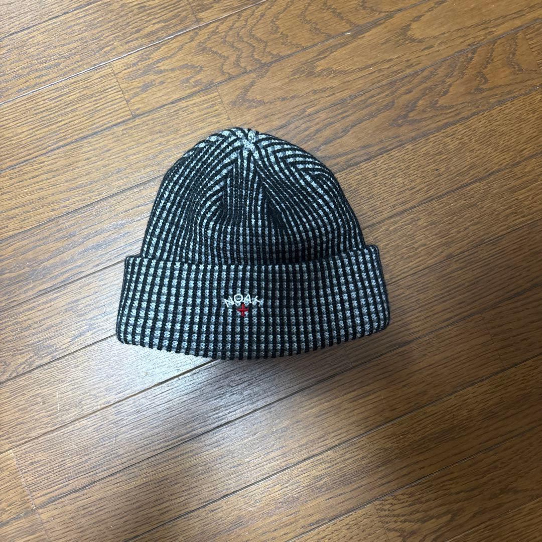 NOAH ニット帽 ブラック・ホワイト