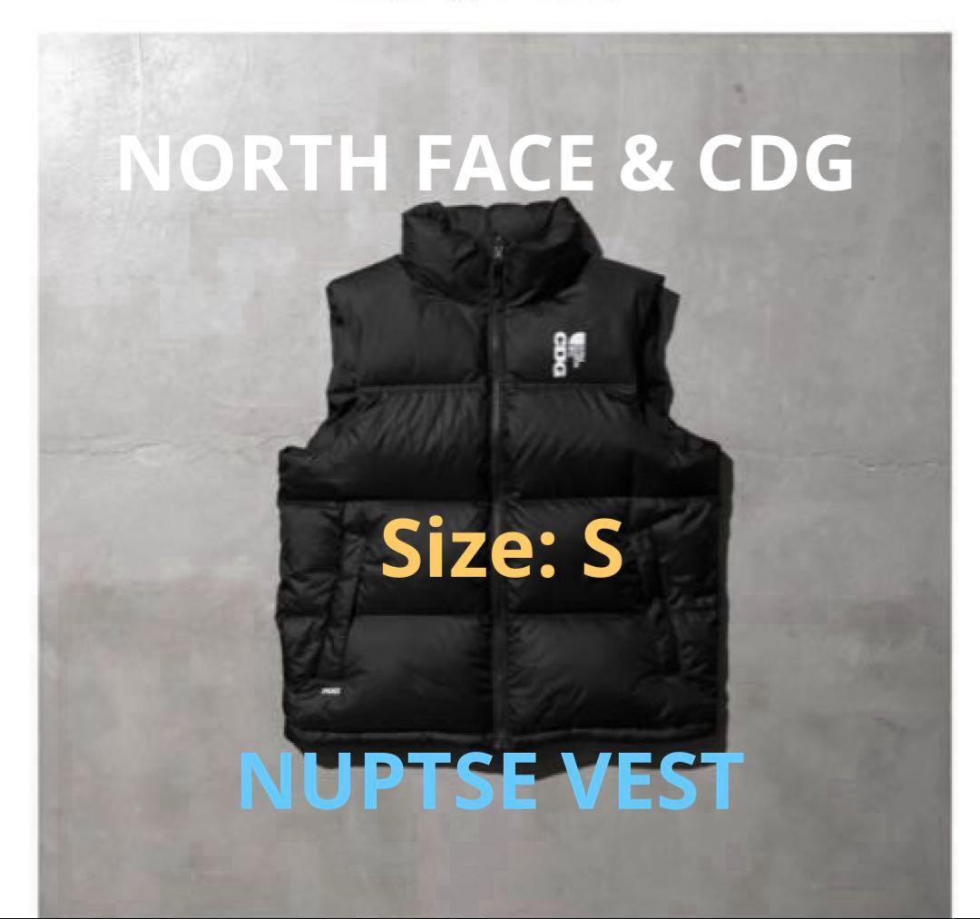North Face & CDG Nuptse Vest サイズS
