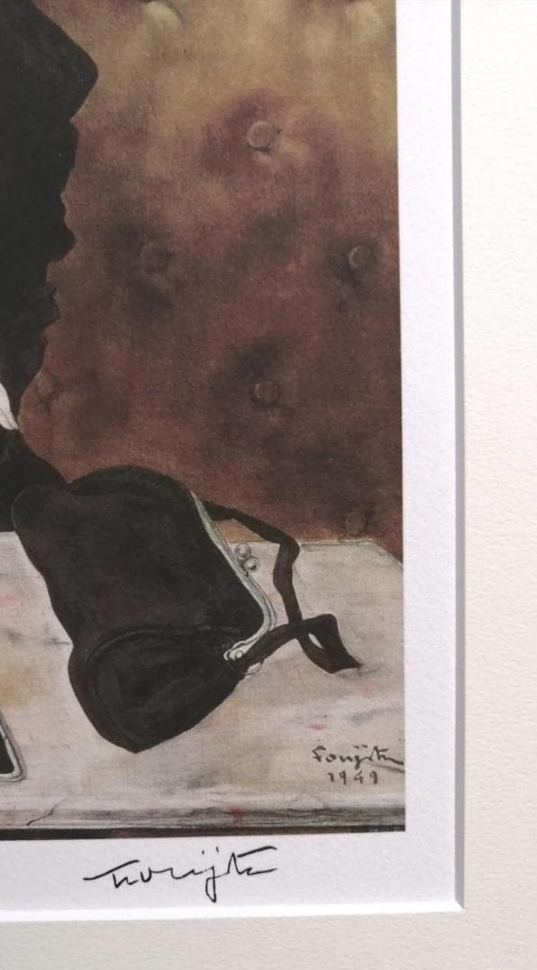 taros777 藤田嗣治 エスタンプリトグラフ「カフェ」 100部限定