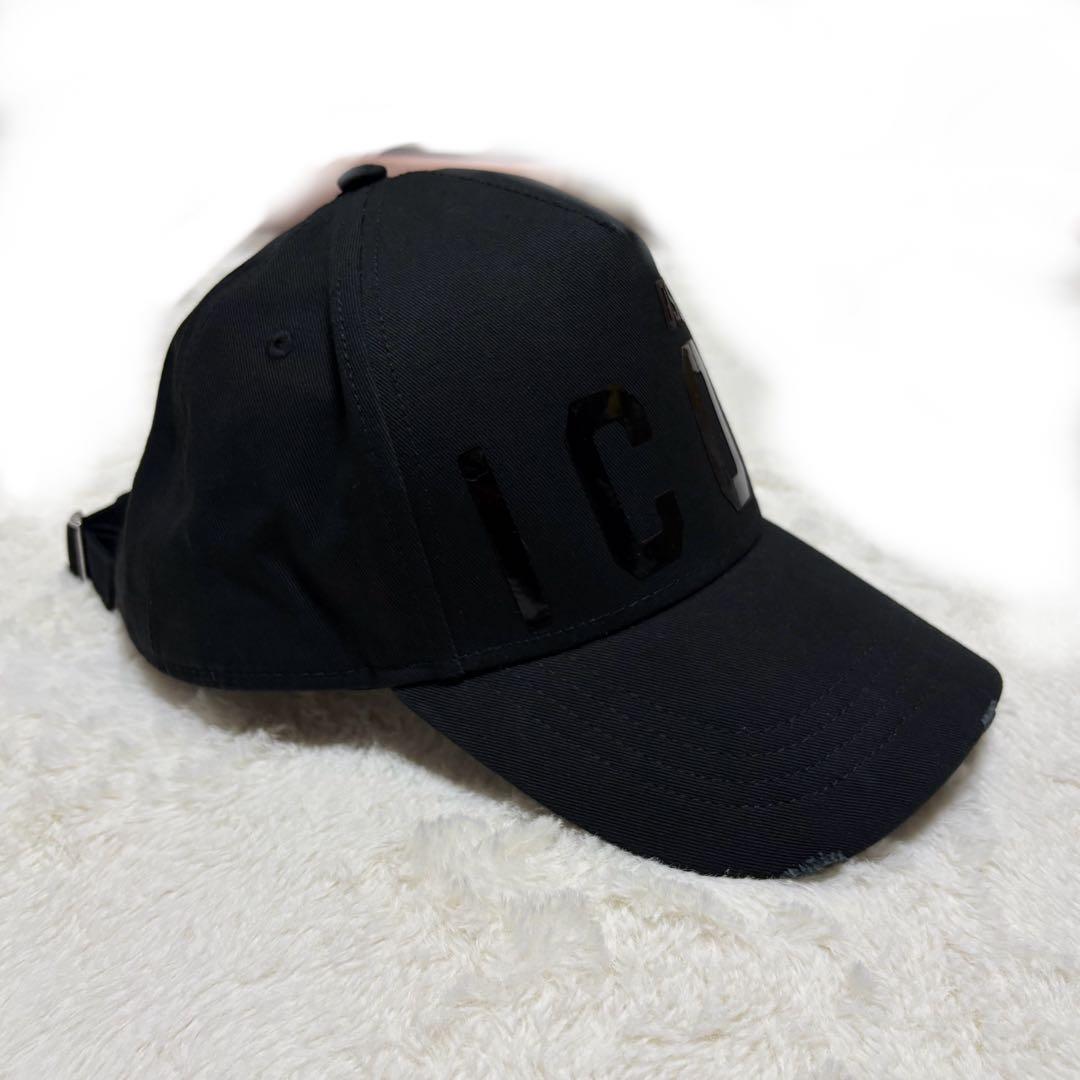 【新品未使用】DSQUARED2ディースクエアード ICON キャップ ブラック