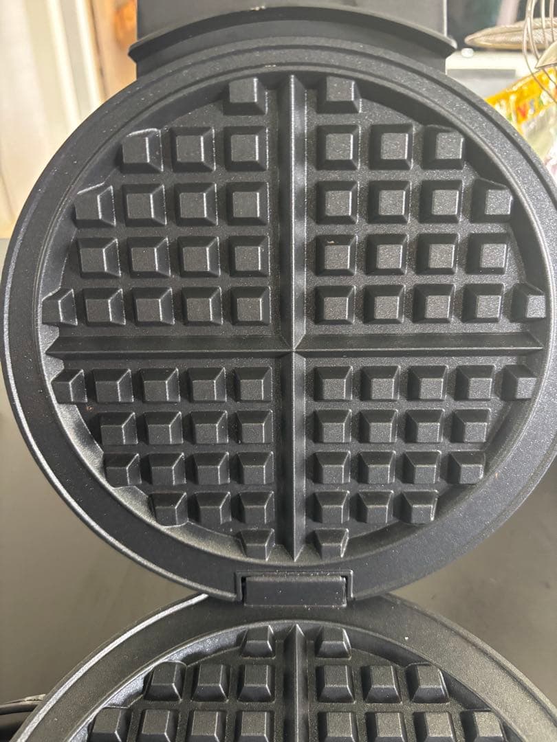 【美品】クイジナート ワッフルメーカー 4枚焼 丸型 BPAフリー