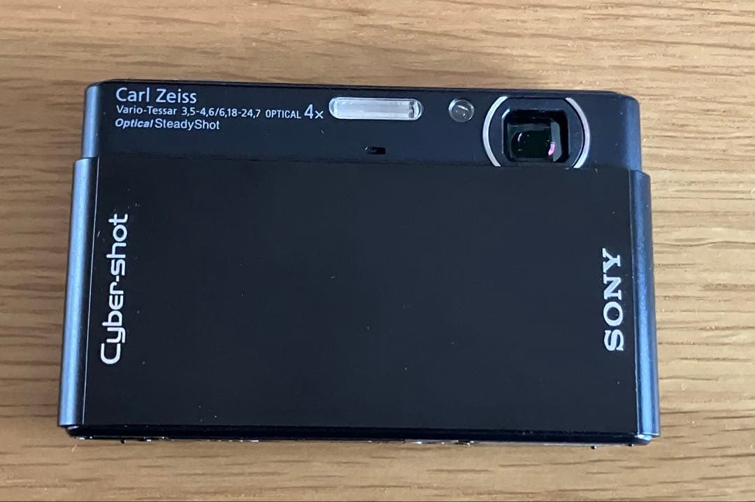 SONY デジタルカメラ サイバーショット DSC-T77 ブラック 付属品有り