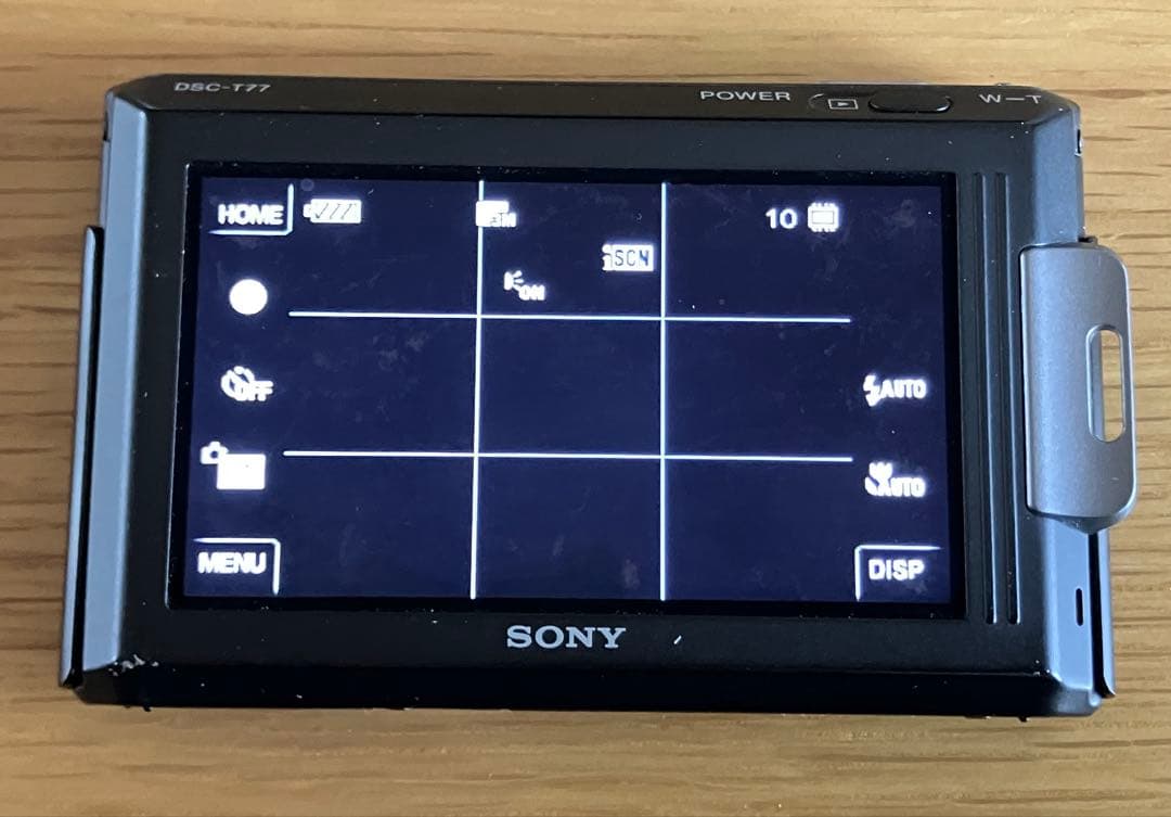 SONY デジタルカメラ サイバーショット DSC-T77 ブラック 付属品有り