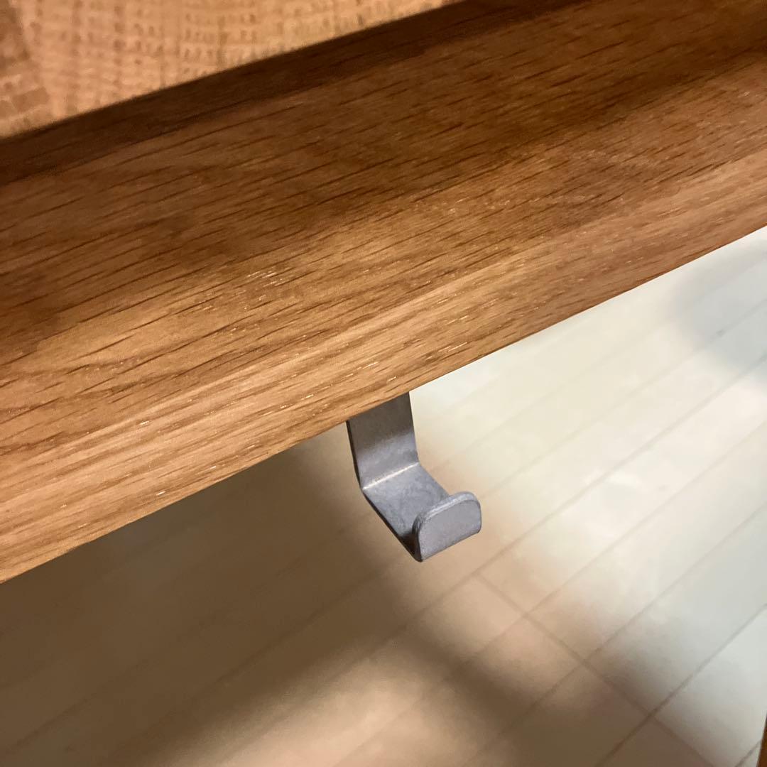 く*き様 無印良品 木製デスク 無垢材　オーク材　机　(袖机は別売りです）　シン