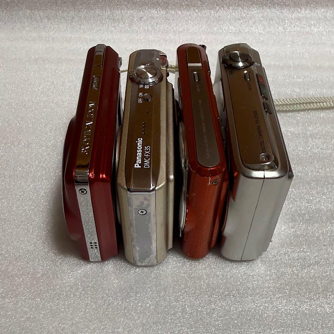 コンパクトデジタルカメラ 4台セット　通電確認済　ジャンク　まとめ売り　コンデジ
