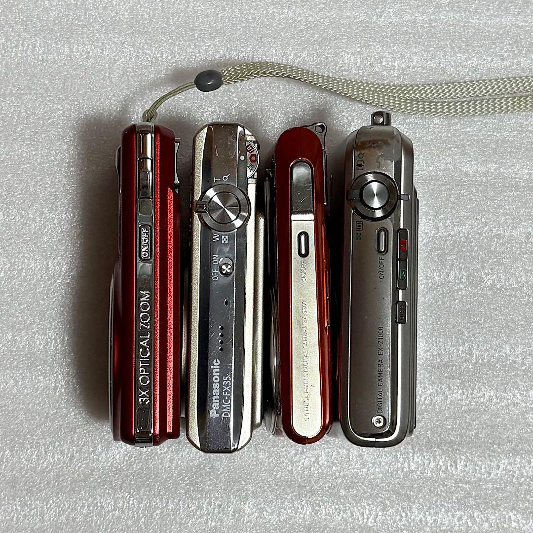 コンパクトデジタルカメラ 4台セット　通電確認済　ジャンク　まとめ売り　コンデジ