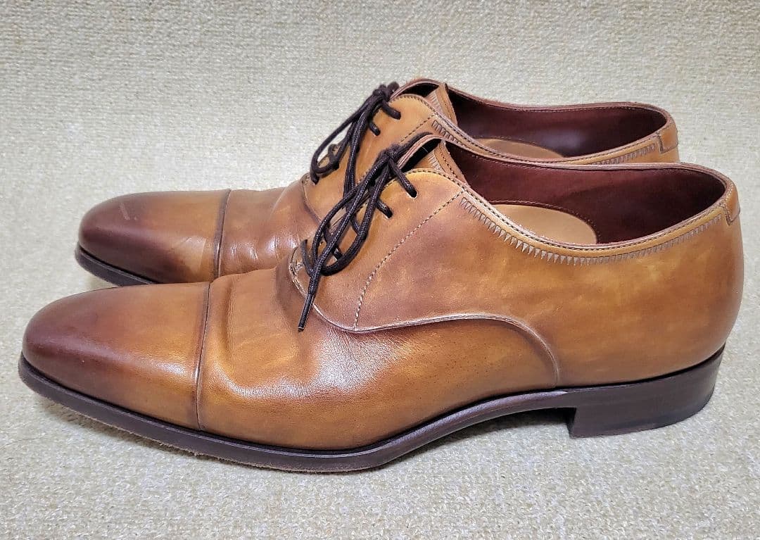 マグナーニ Selection ストレートチップ ブラウン 42