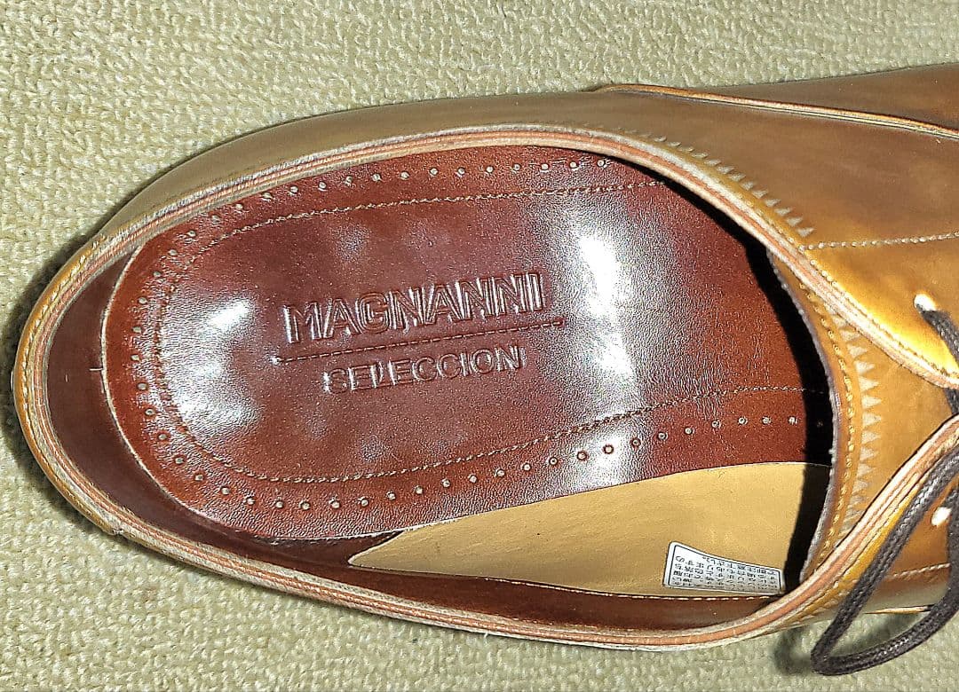 マグナーニ Selection ストレートチップ ブラウン 42