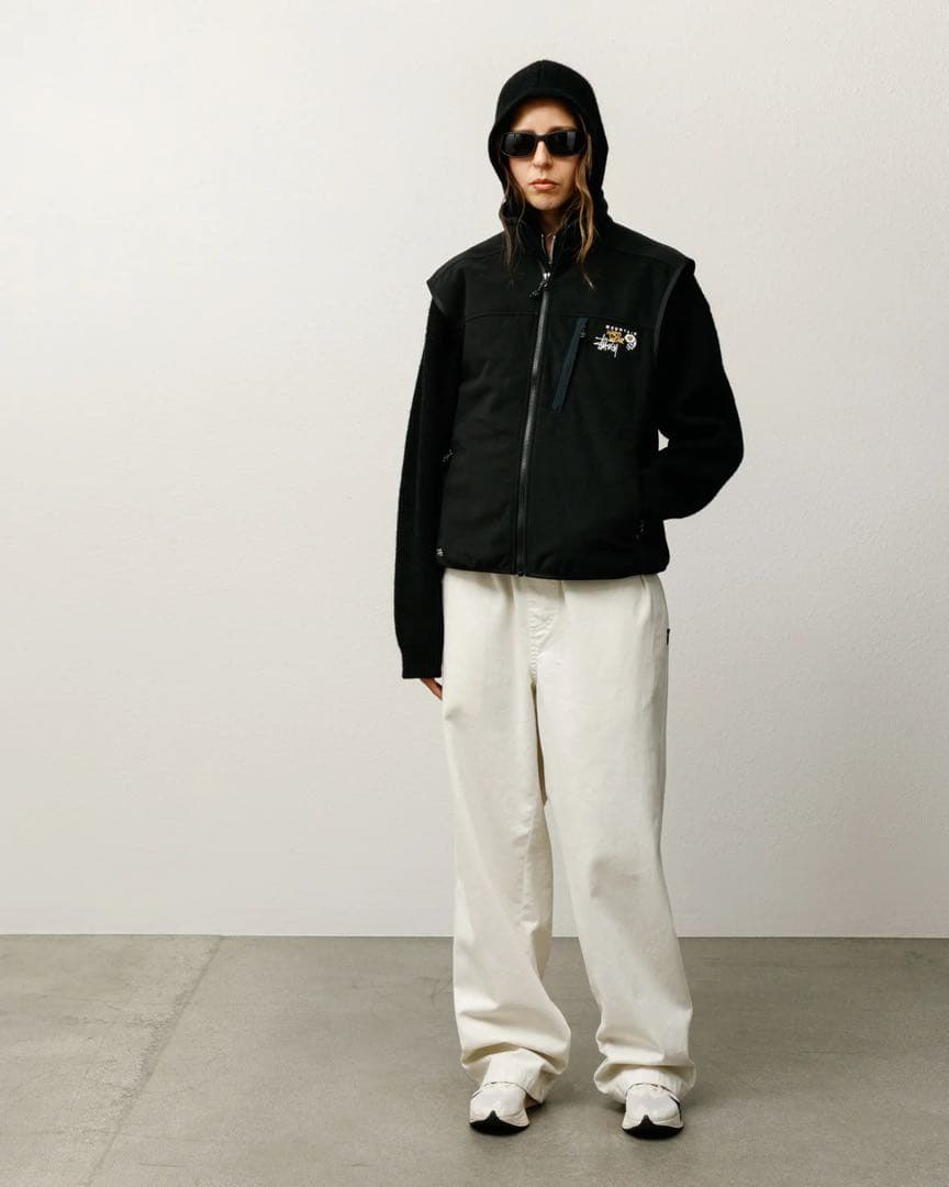 トップス STUSSY MOUNTAINHARDWEAR WINDSTOPPER VEST