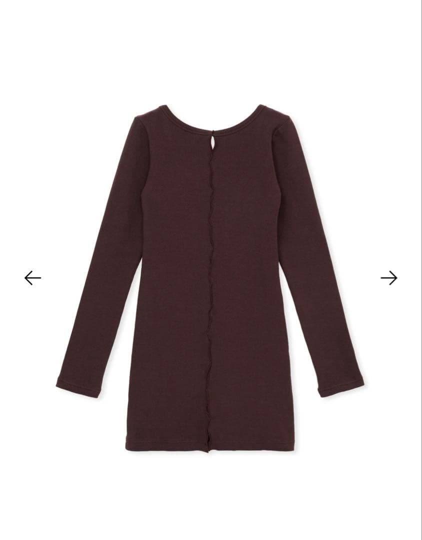 新品　THE SHISHIKUI holed top b / D.BROWN