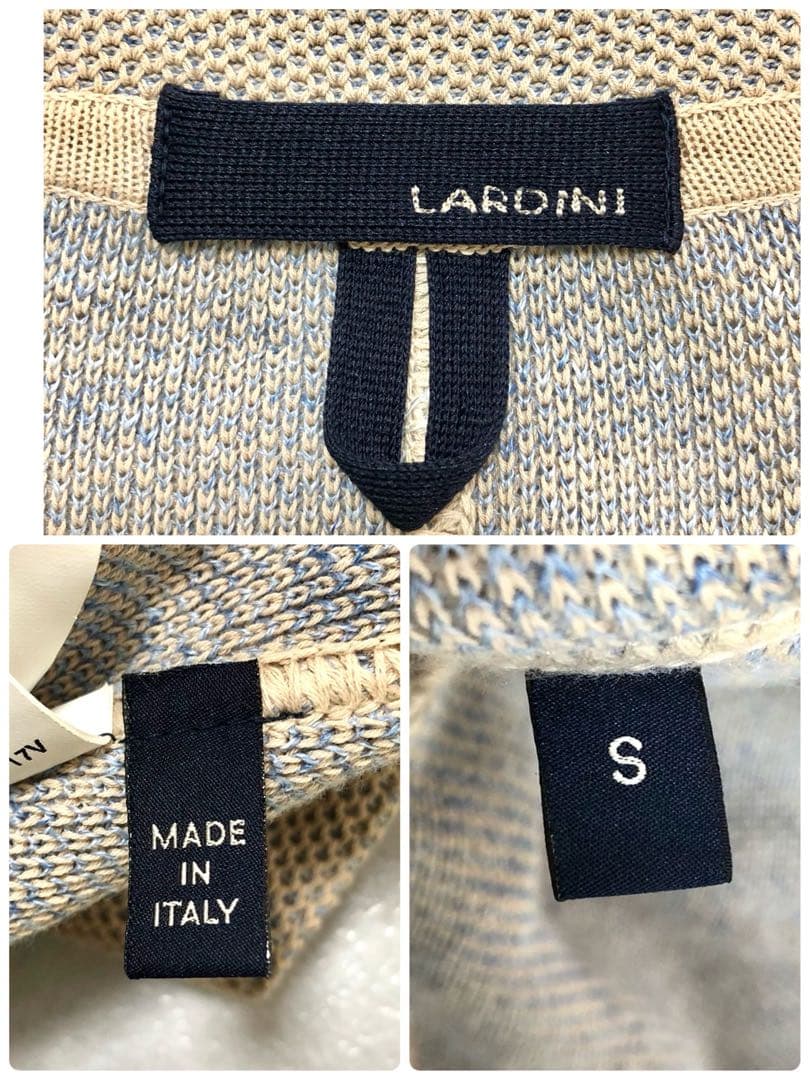 【未使用級】 LARDINI アンコン テーラード ストレッチ ベージュ