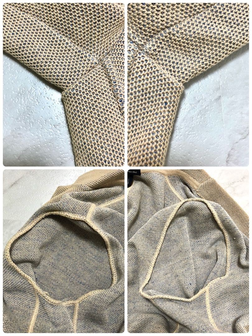 【未使用級】 LARDINI アンコン テーラード ストレッチ ベージュ