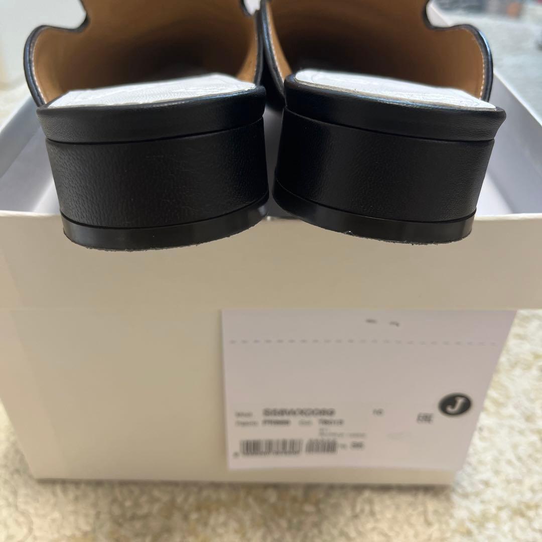 (*)様 Maison Margiela 4ステッチ Kiki 黒 サンダルミュ