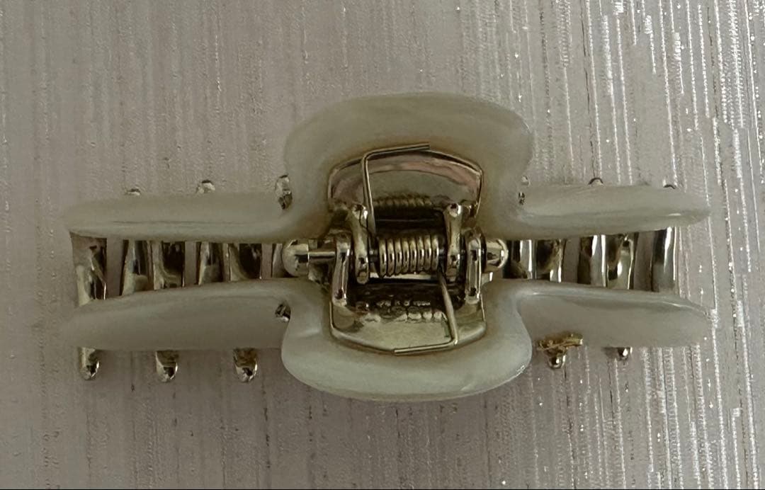 【ピース】accaニューコラーナ クリップ Lサイズ　パールホワイト