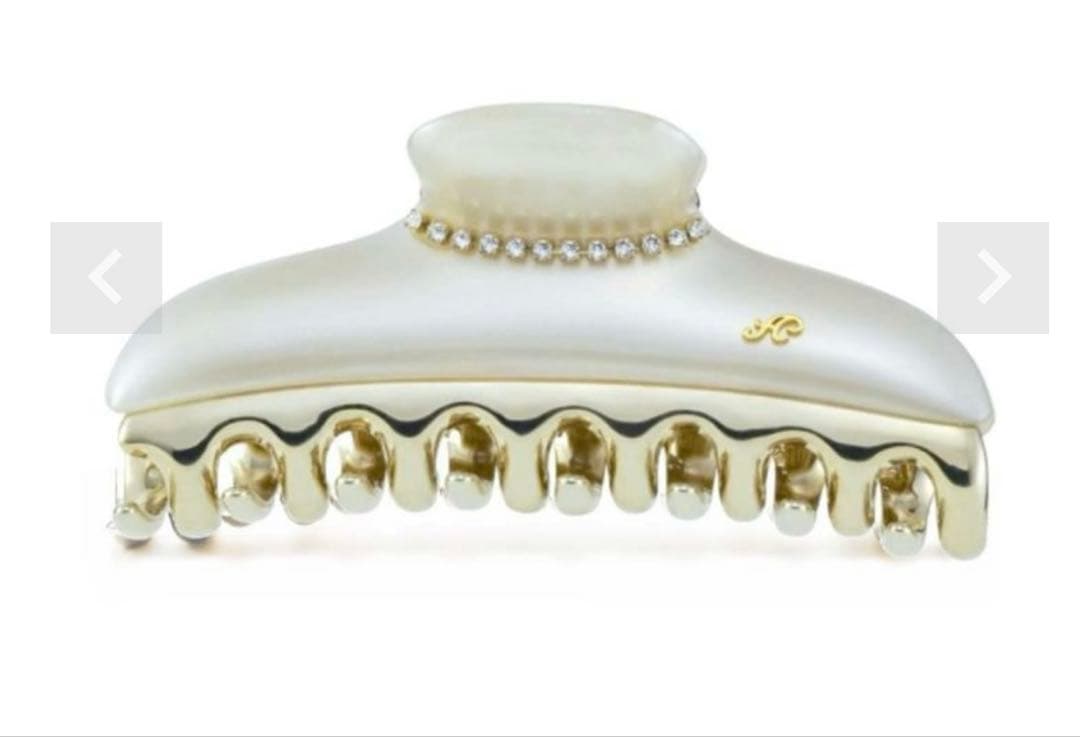 【ピース】accaニューコラーナ クリップ Lサイズ　パールホワイト