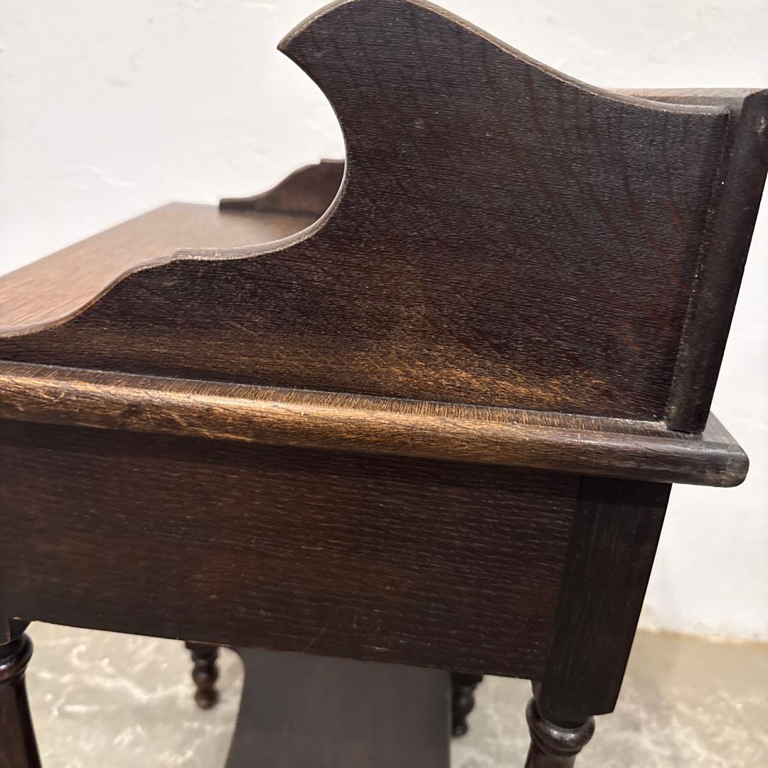 ビンテージ　木製サイドテーブル　ベッドサイドテーブル　2