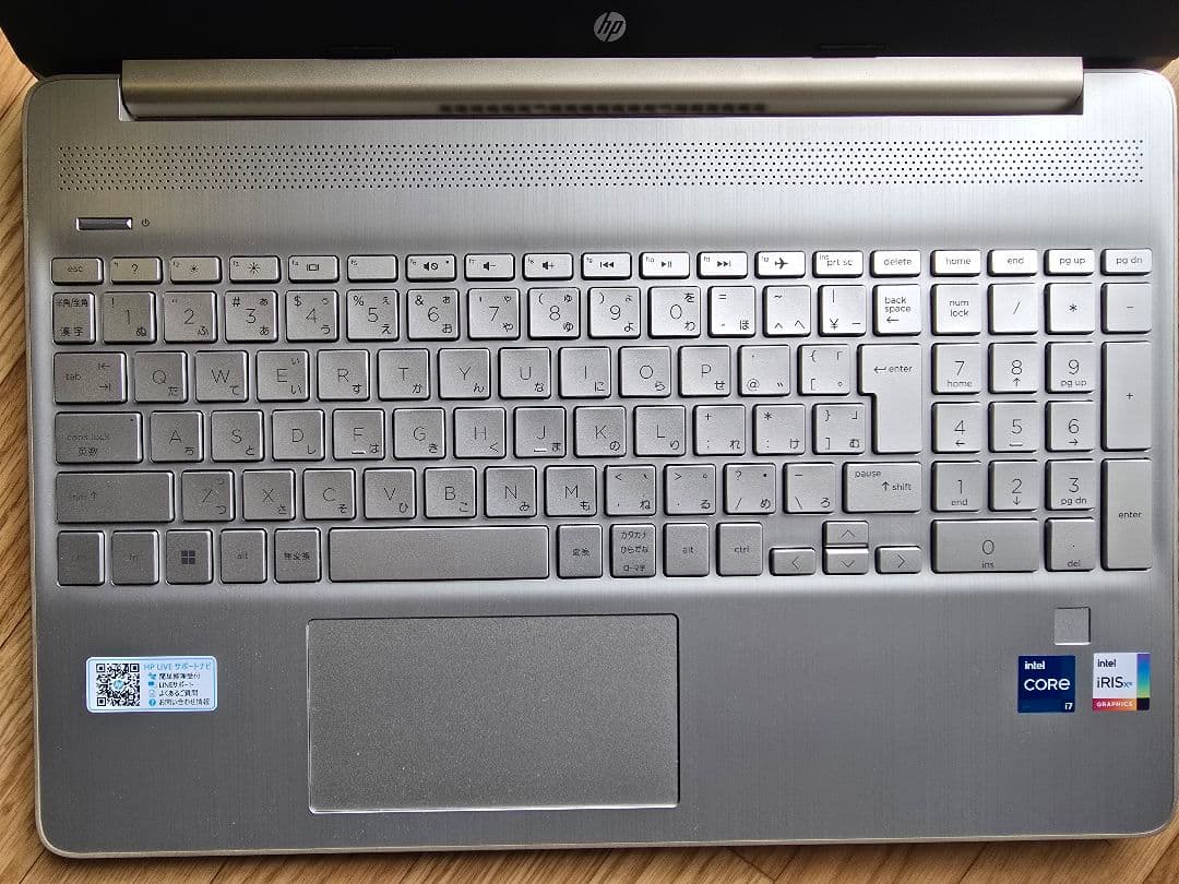 値下 HP 15s-fq2000 Windows11 core i711世代