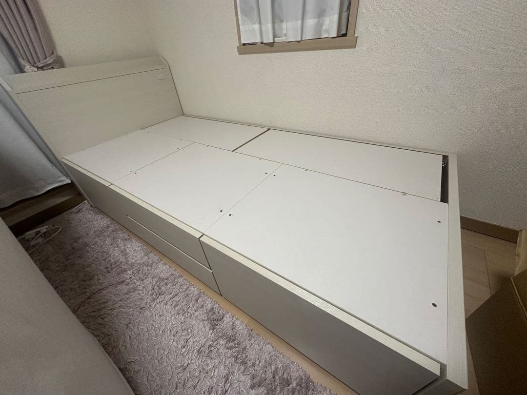 【定価総額63,900円】シングルベッドフレーム、シングルマットレス
