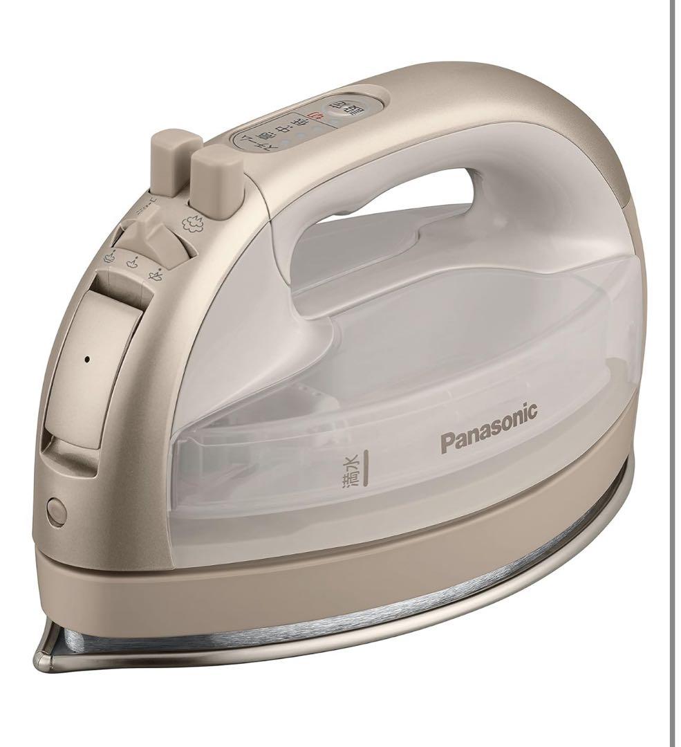 パナソニック コードレススチームWヘッドアイロン ベージュ NI-WL706-C