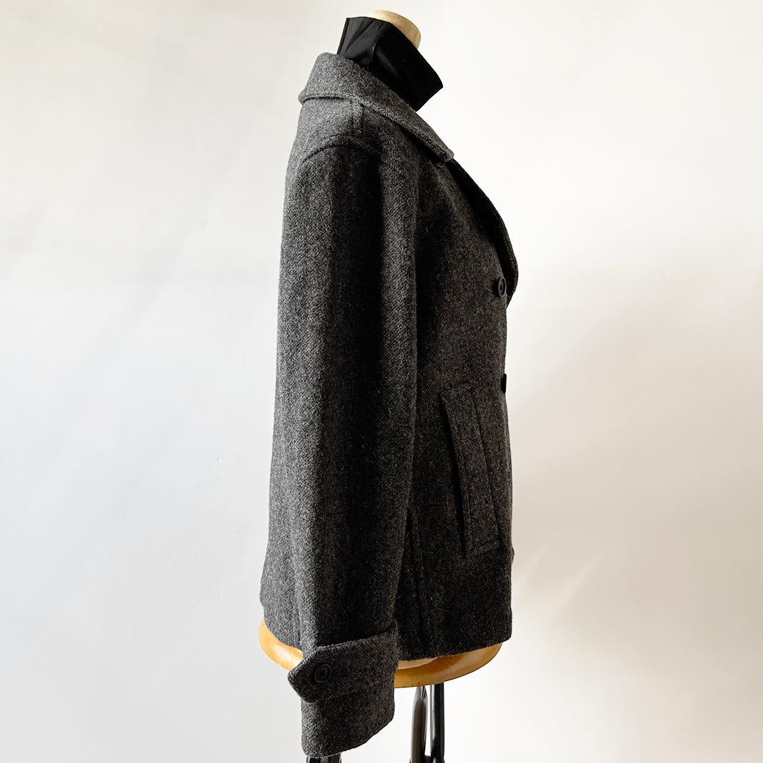 【美品】MHL. ショート ダブルブレスト コート ウール ジャケット