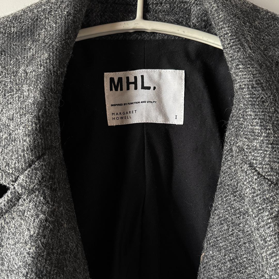 【美品】MHL. ショート ダブルブレスト コート ウール ジャケット