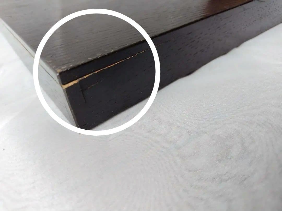 【当時物】大正　木製　角盆　会席膳　お膳　拾客揃　収納木箱付　骨董