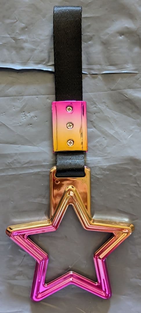 【小径】２３パイ　MOMO　加工　ステアリング　おまけ　星型カラフルつり革　付き