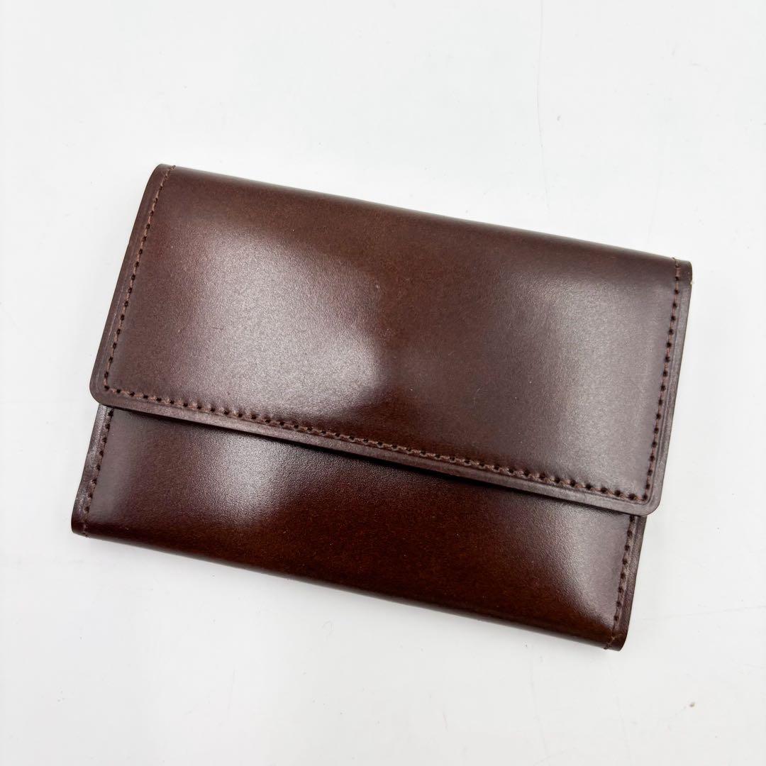 【未使用に近い】土屋鞄　ツチヤカバン カードケース 名刺入れ　ブラウン 茶色