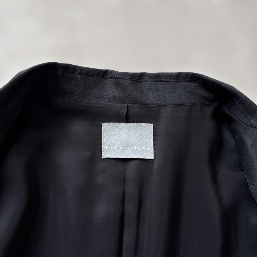 極美品【スーパー120】現行　セオリーリュクス　テーラードL 黒　ウール