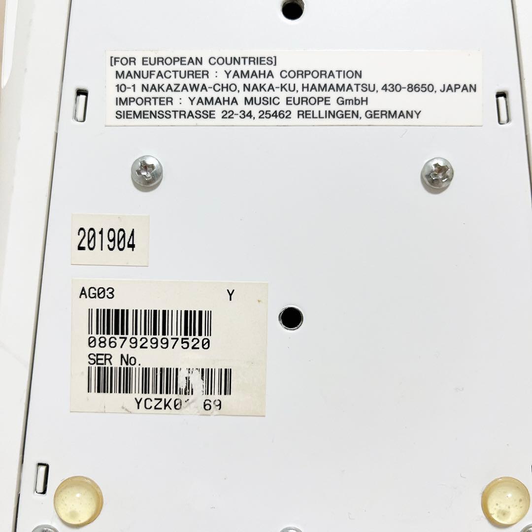 YAMAHA ヤマハ ミキサー AG03 ホワイト ミキシングコンソール