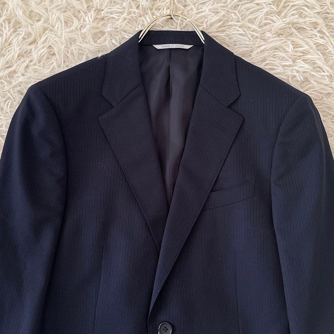 未使用タグ付✨D'URBAN メンズ スーツ セットアップ ネイビー A5 M