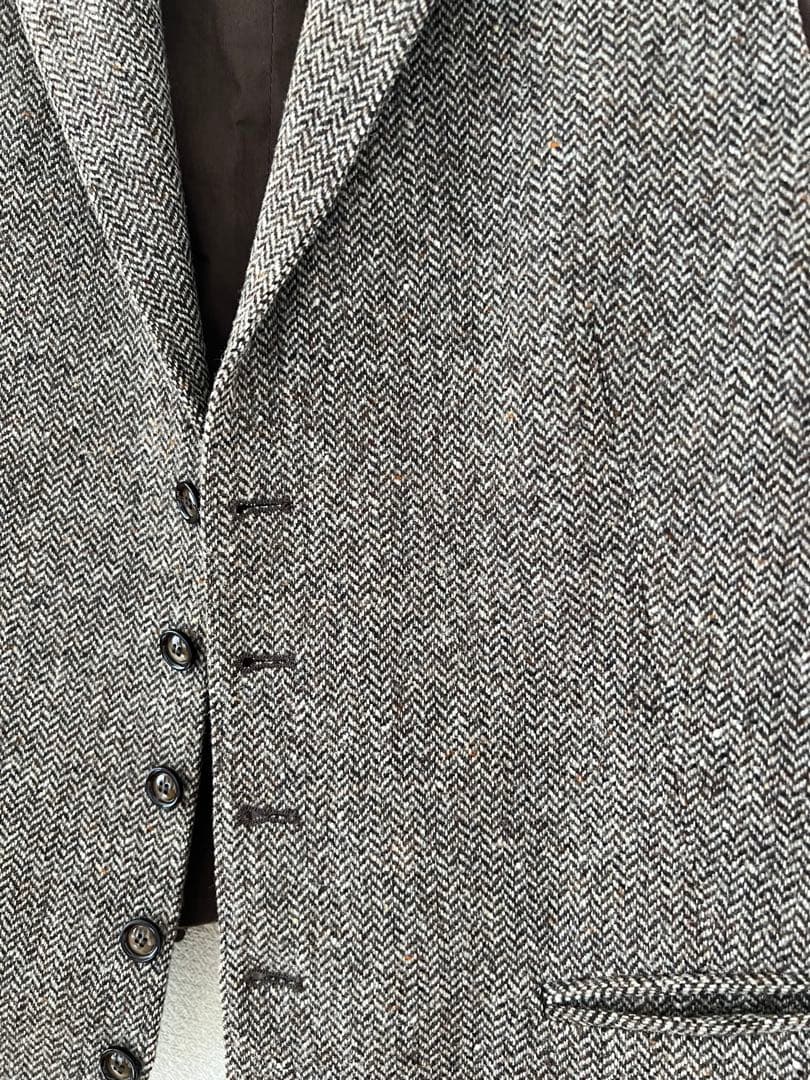 TAGLIATORE ツイード ヘリンボーン ベスト　48
